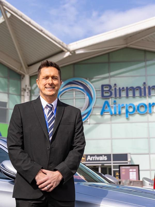 Birmingham airport chauffeur.